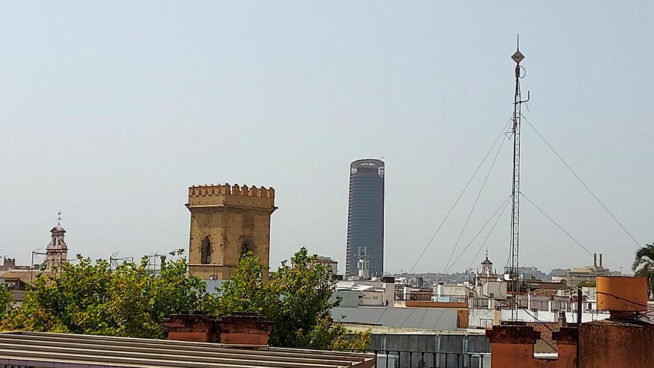 Apartament Atico En Calatrava - Vistas Y Gran Terraza Privada Sewilla Zewnętrze zdjęcie